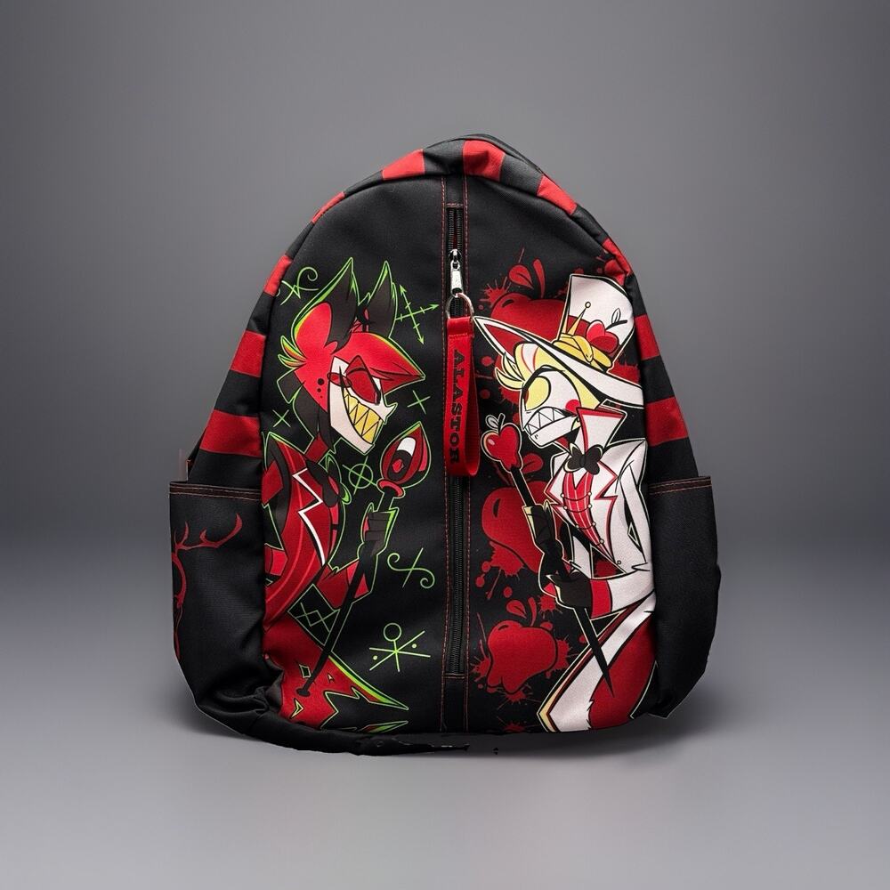 Hazbin Hotel Alastor & Lucifer Backpack NEW